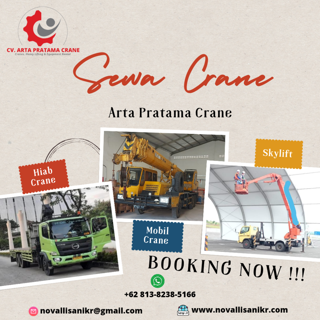 Sewa Hiab Crane | Mobil Crane | Skylift Di Kawasan Industri CCM Serang Banten