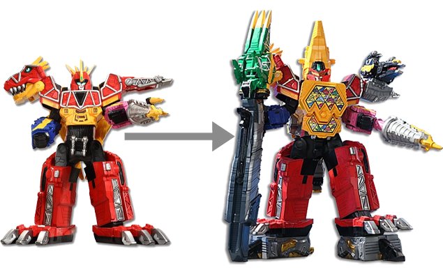 Mecha-mecha Super Sentai/Power Rangers dengan Desain Ultimate Form Terburuk