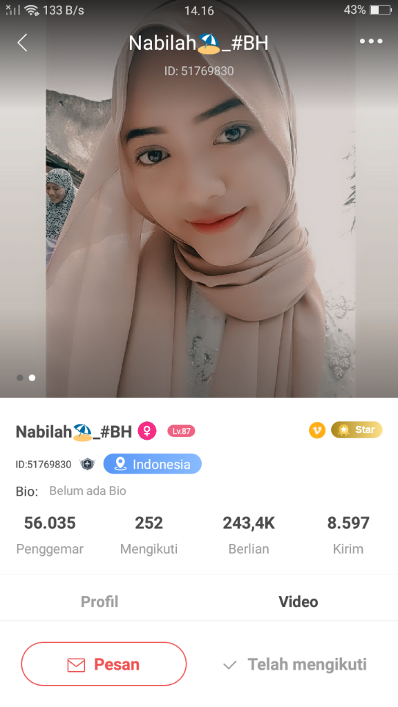 Id Nono Life Nabila #BH Sedang Life!