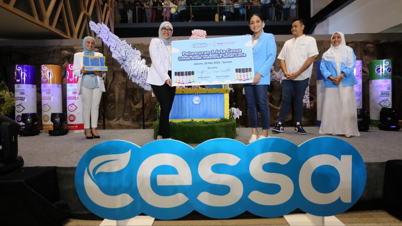 Nagita Slavina Sebar Semangat 1 Juta Cessa untuk Anak Indonesia Sehat dan Ceria