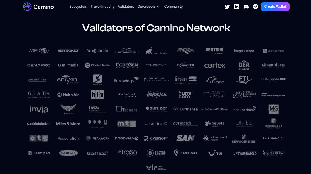 Camino Network : The Web3 Travel Ecosystem.