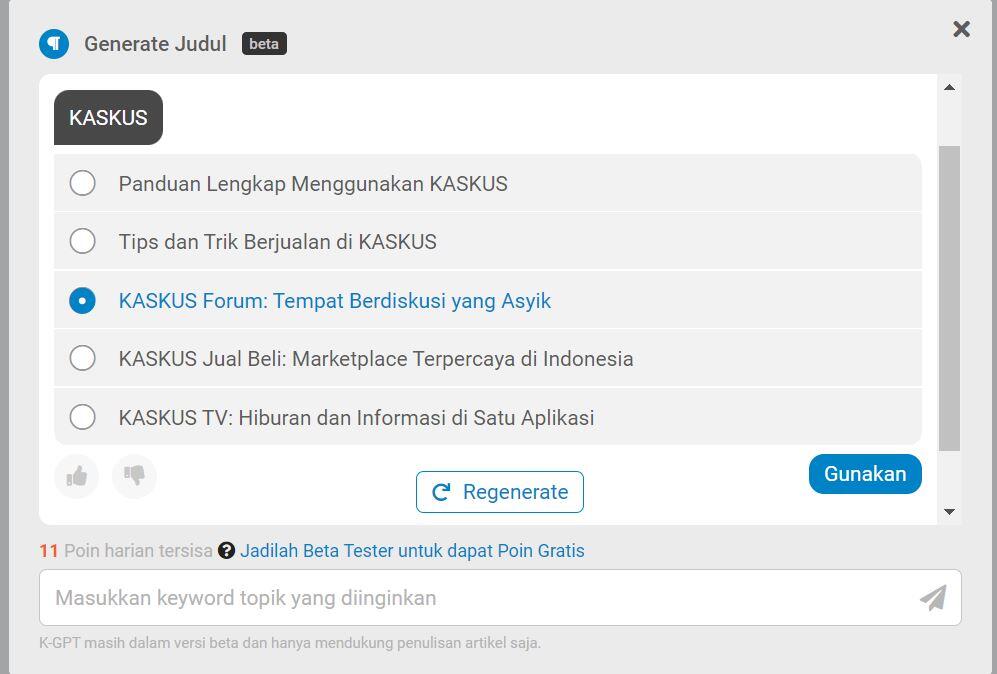 &#91;K-GPT&#93; KASKUS Forum: Tempat Berdiskusi yang Asyik