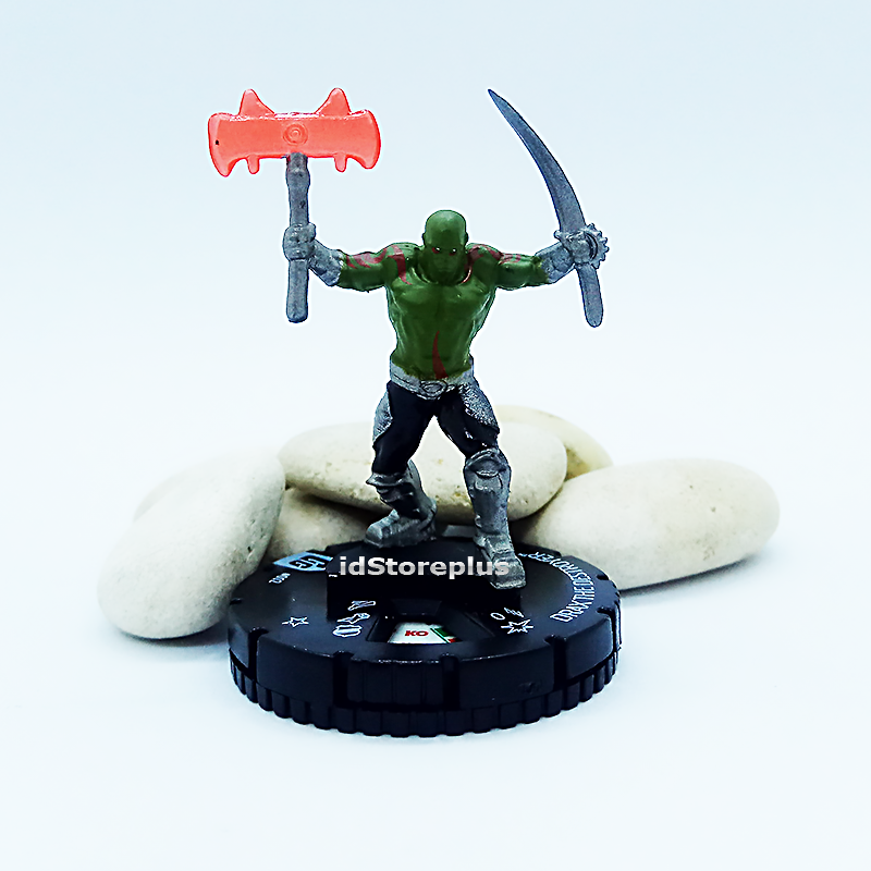 Koleksi Marvel Heroclix Drax the Destroyer 002 Guardians of the Galaxy Miniatur