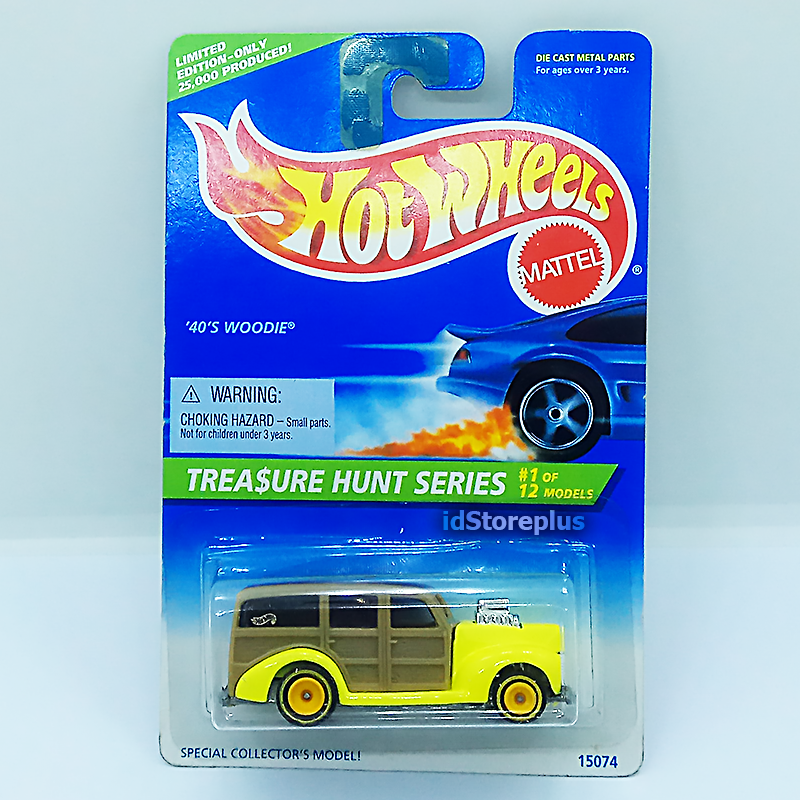 Koleksi Hot Wheels 40s Woodie Super Treasure Hunt Limited Edition Only 25000