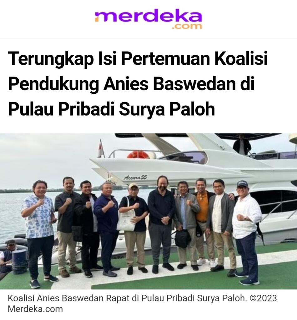 PD Sebut Pertemuan di Pulau Bahas Indikasi Penguasa Gagalkan Anies Berlayar