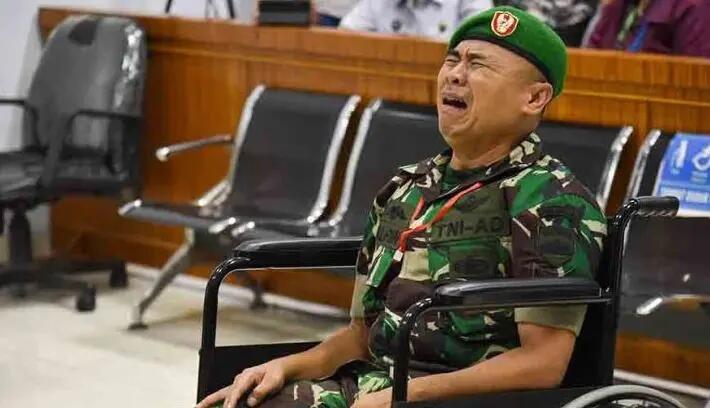 Sertu Yalpin Tarzun Dijatuhi Hukuman Penjara Seumur Hidup dan Dipecat dari TNI AD



