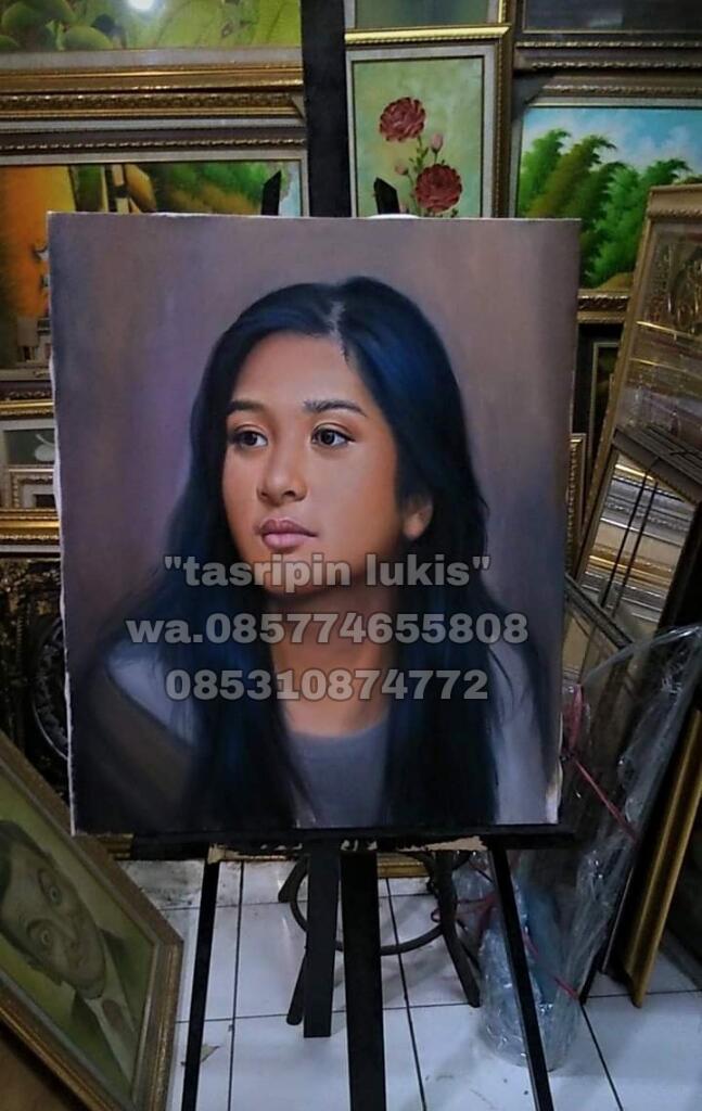JASA LUKIS WAJAH ONLINE DI KANVAS