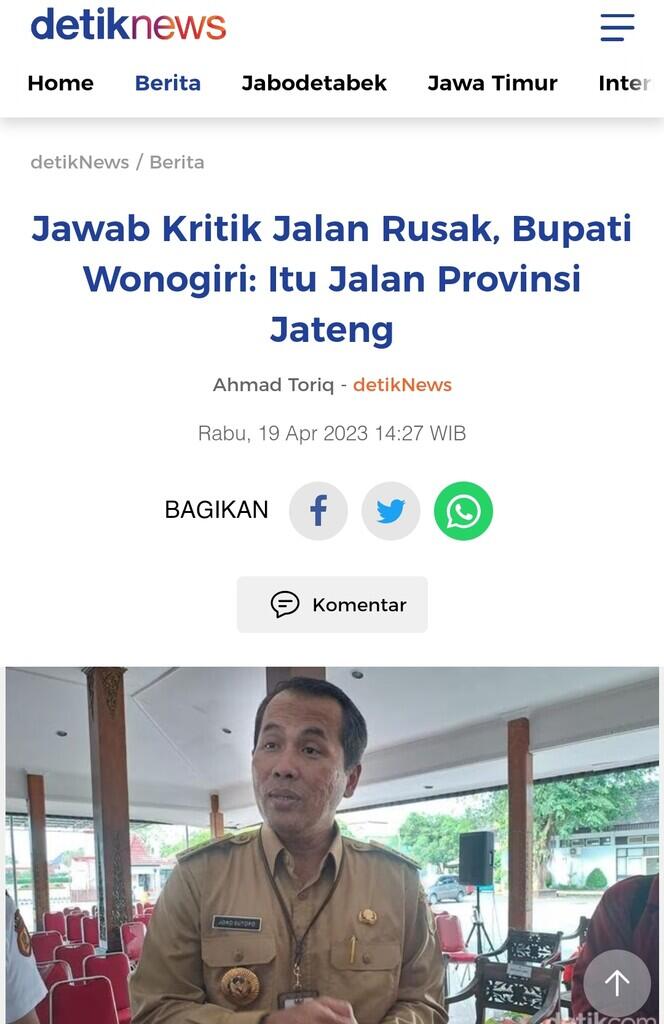 Di Bawah Ganjar, Jalan Rusak Provinsi Jawa Tengah Hampir 200 KM, Jokowi Mau Bantu?