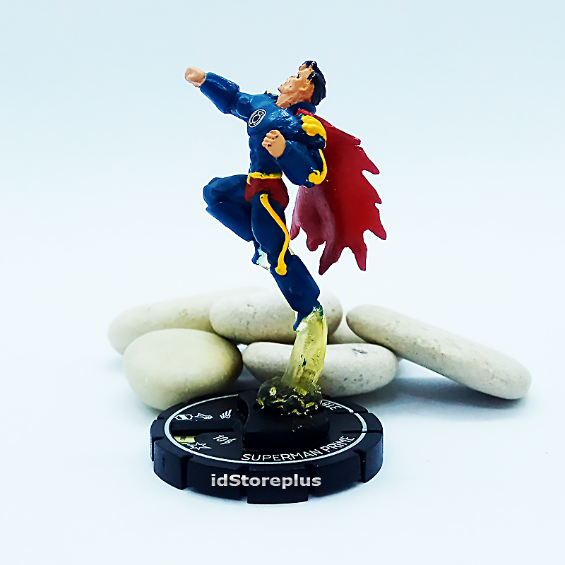 Koleksi DC Comics Heroclix Superman Prime 060 Arkham Asylum Miniatur Super Rare