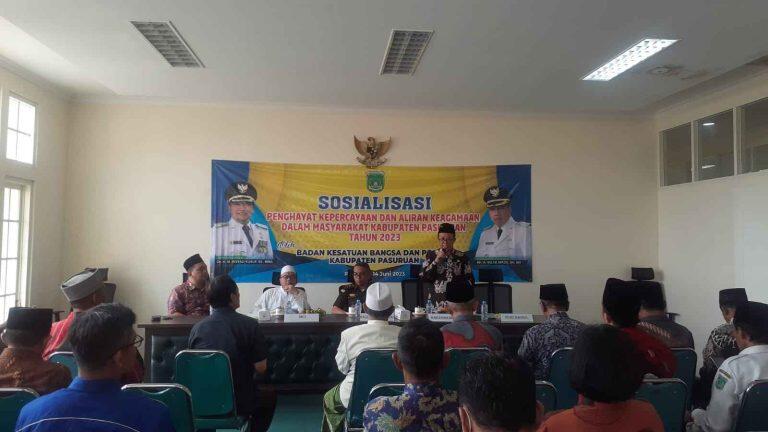 Ada 10 Penghayat Kepercayaan di Pasuruan, Kesbangpol Gelar Sosialisasi