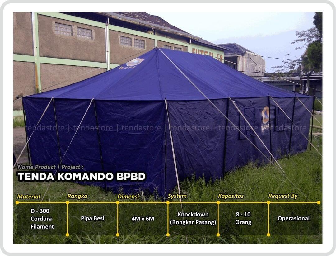 JUAL TENDA KOMANDO 4X6 HARGA TERBAIK 