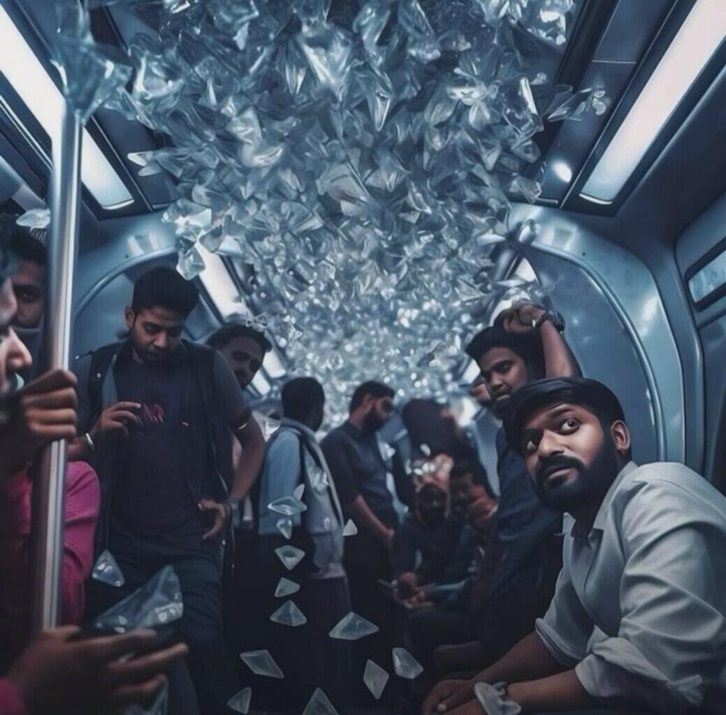 6 AI-Generated Image Bertema Kondisi Kereta di India yang Akan Menginspirasimu