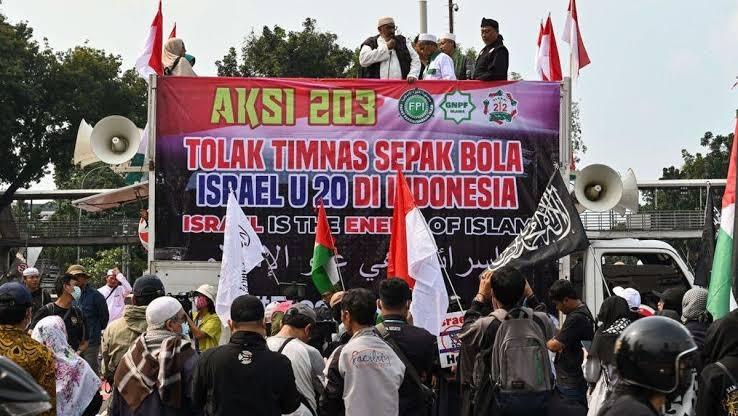 Stasiun Televisi Israel Siarkan Langsung Pertandingan Indonesia Melawan Argentina?