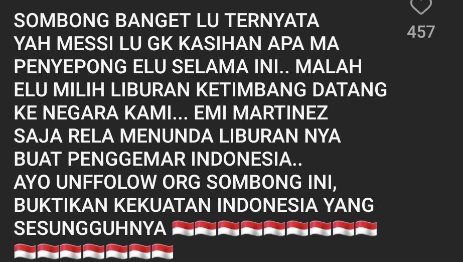 Messi Di Hujat Netizen Karena Lebih Memilih Liburan Ketimbang Ke Indonesia 