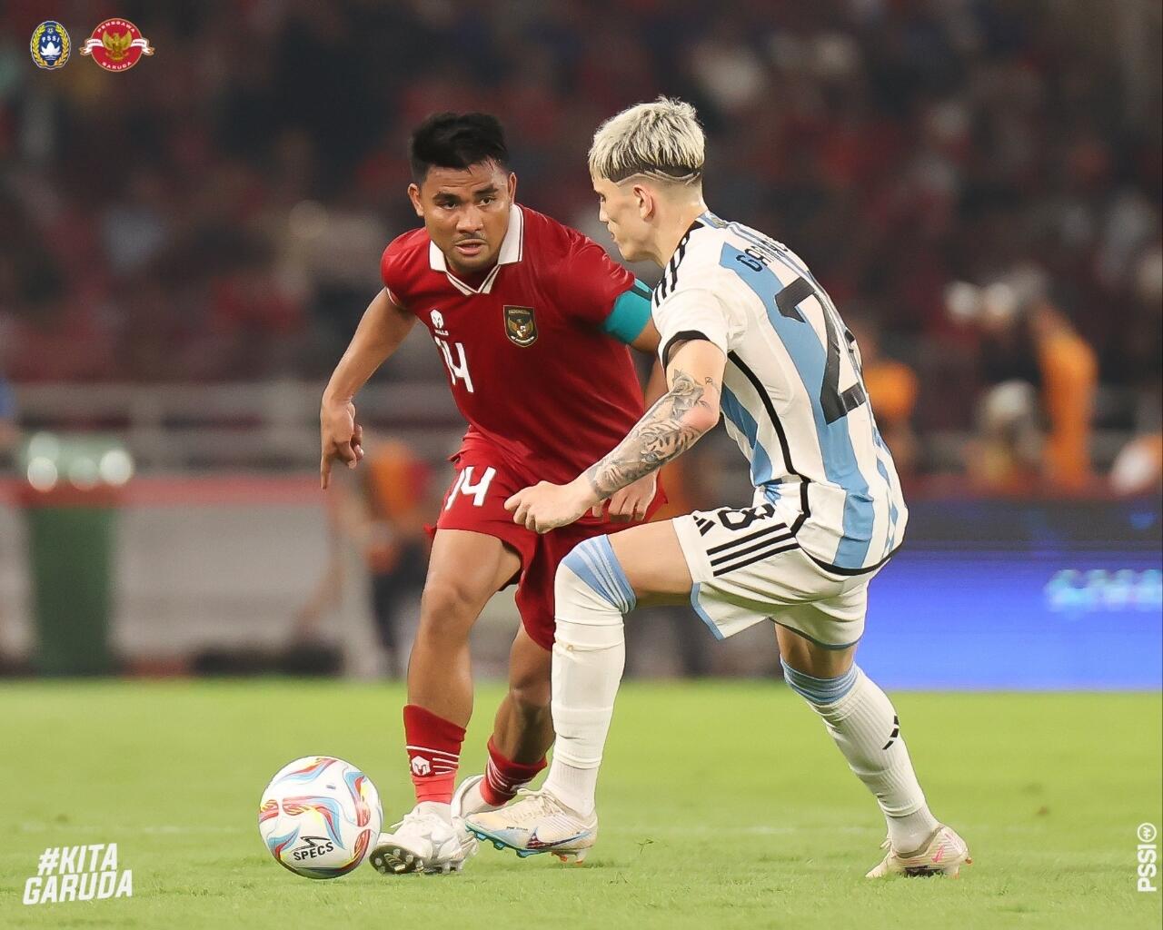 Messi tak datang karena takut kena tekel Asnawi, Garnacho Korbanya.