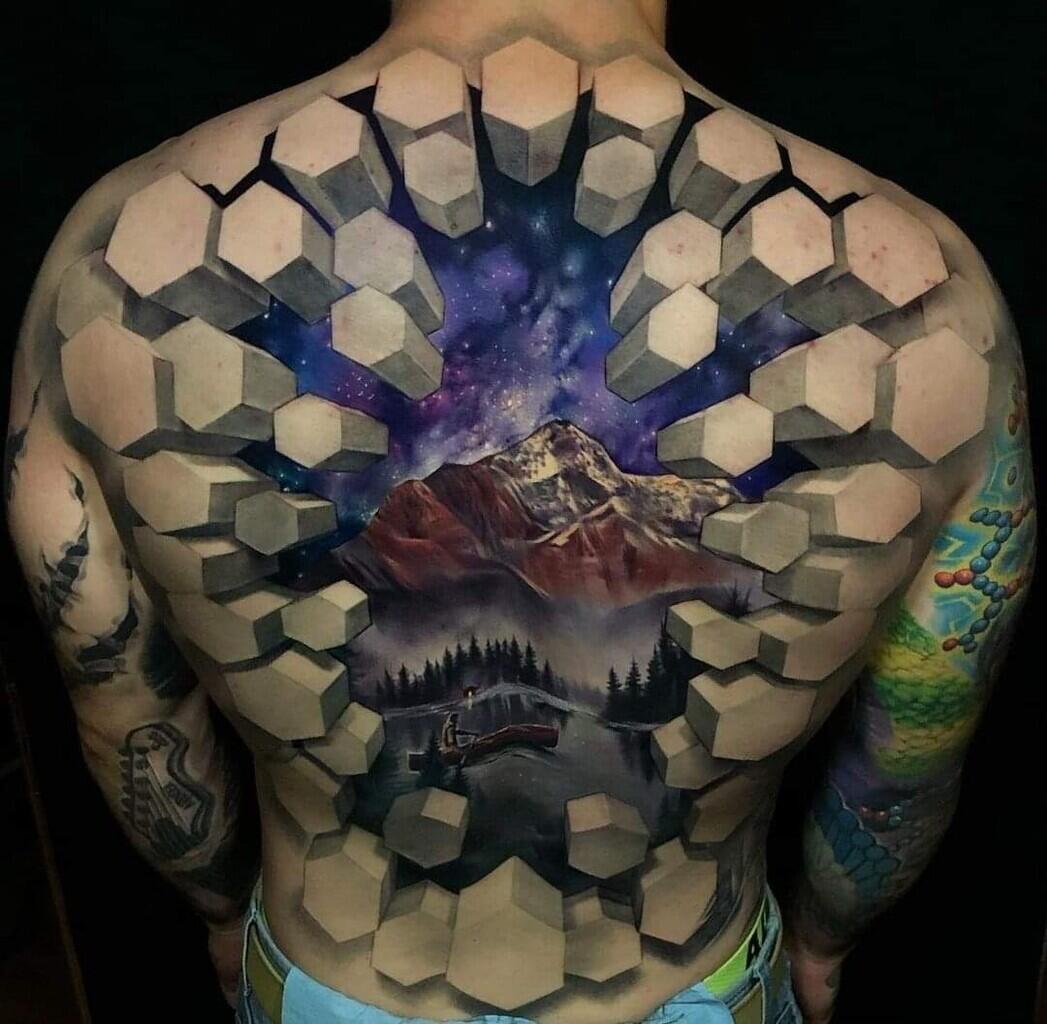 6 Tattoo 3 Dimensi yang Akan Membuatmu Takjub Sekaligus Merinding