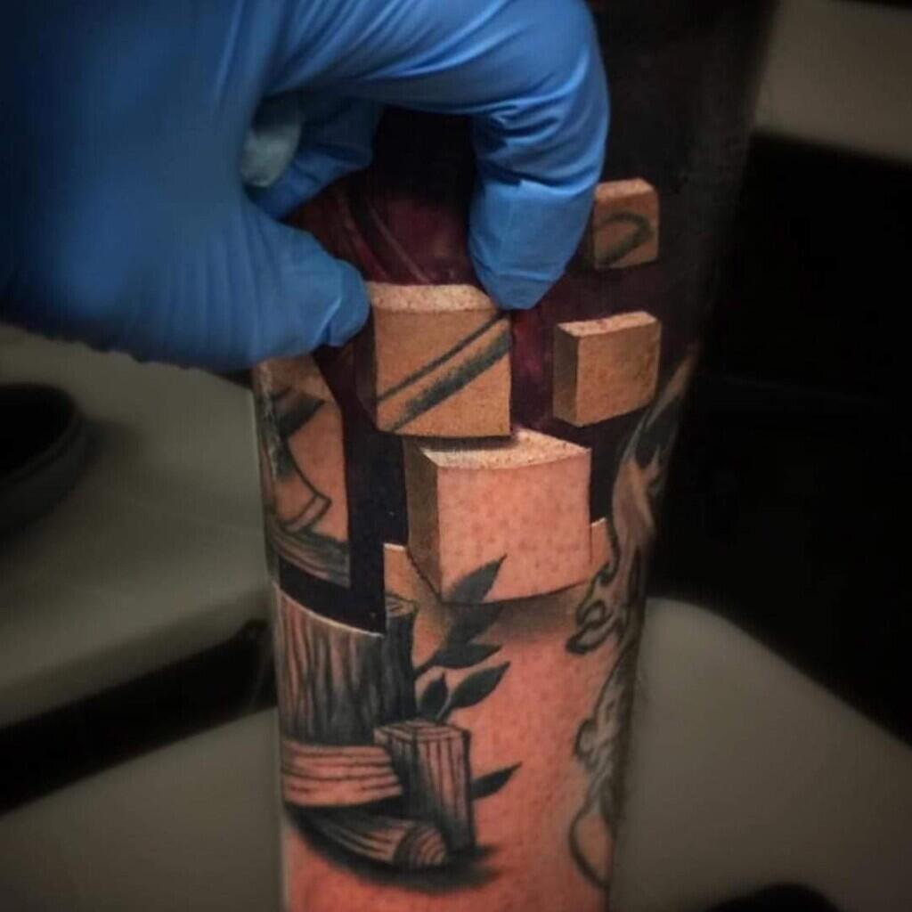6 Tattoo 3 Dimensi yang Akan Membuatmu Takjub Sekaligus Merinding