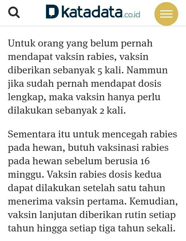 Balita di Buleleng Meninggal Digigit Anjing Gila, Begini Pertolongan Pertama Rabies