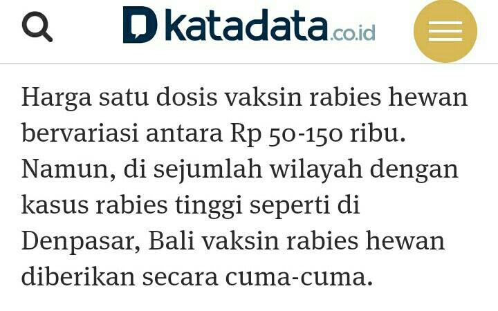 Balita di Buleleng Meninggal Digigit Anjing Gila, Begini Pertolongan Pertama Rabies