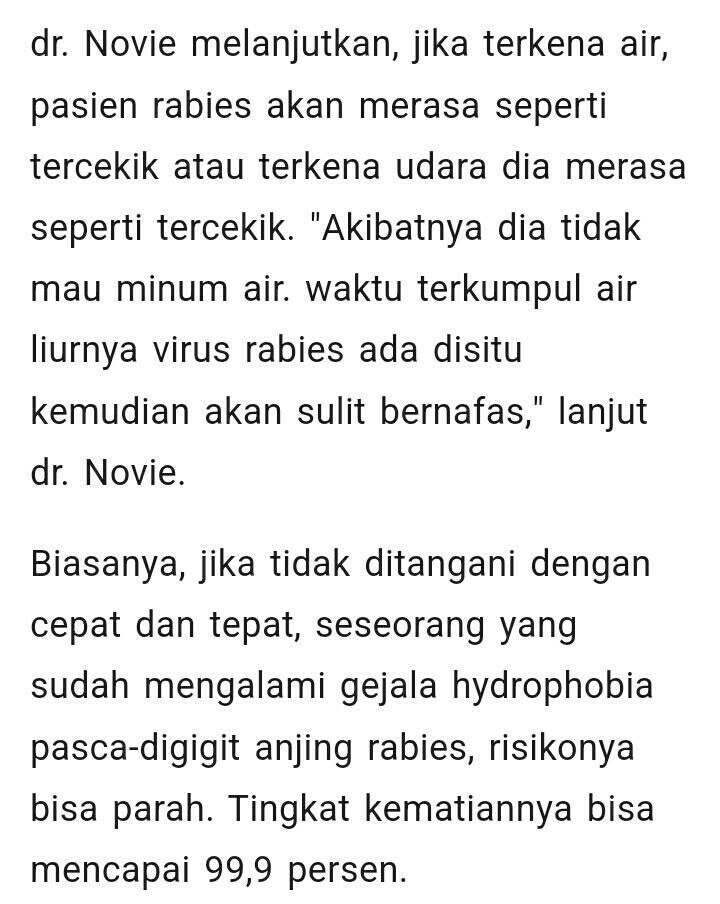 Balita di Buleleng Meninggal Digigit Anjing Gila, Begini Pertolongan Pertama Rabies