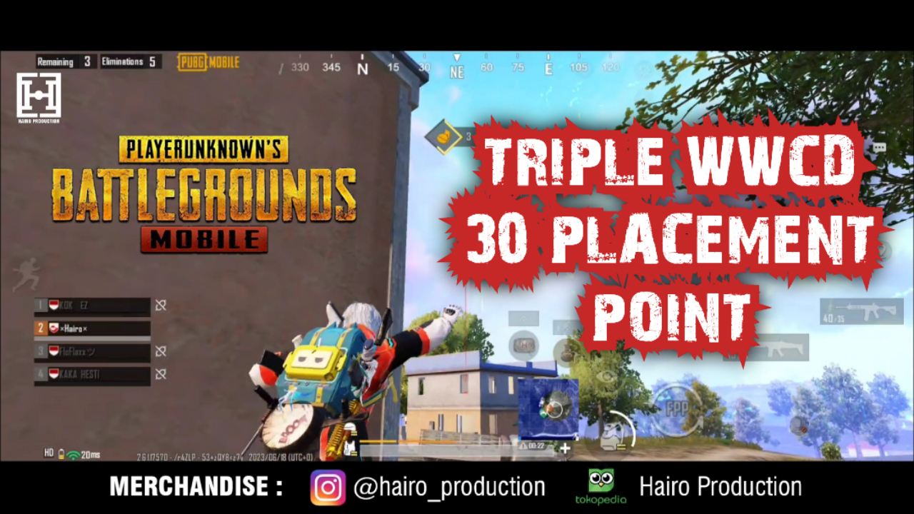 &#91;Video&#93; (ROAD TO ASIAN GAMES) TRIPLE WWCD - PUBG MOBILE