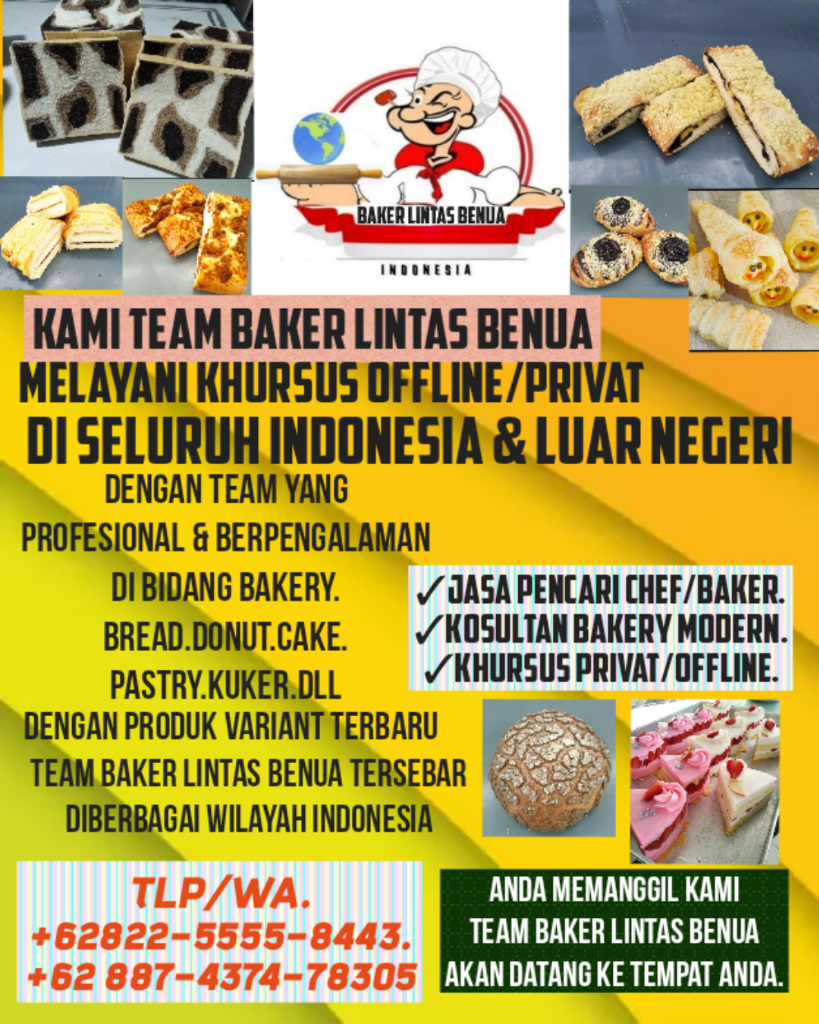 Kursus Bikin Kue Dan Roti Offline Bersama Chef Duta Wa 082255558443