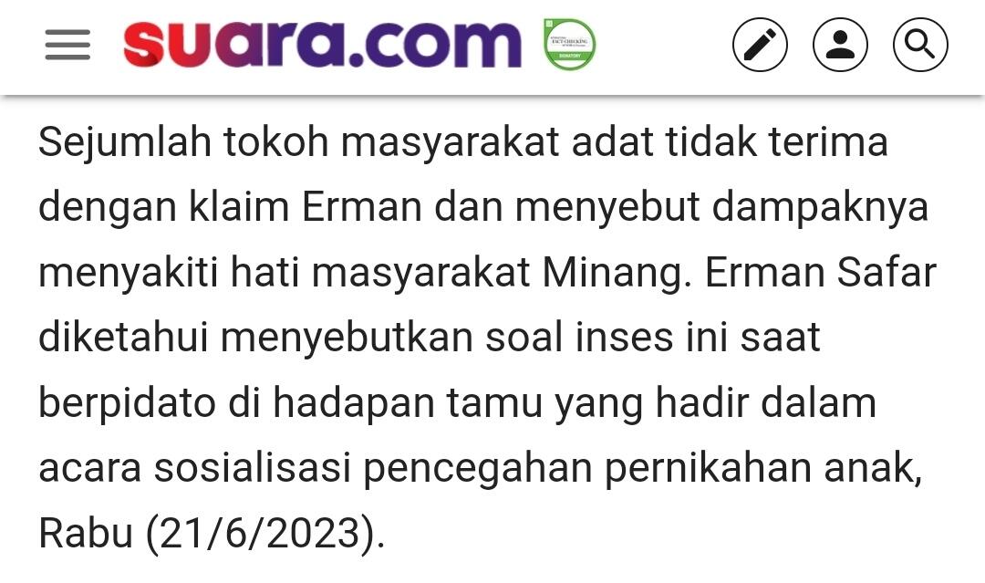 Heboh Penyataan Inses Ibu-Anak, Wali Kota Bukittinggi Dilaporkan ke Polisi 