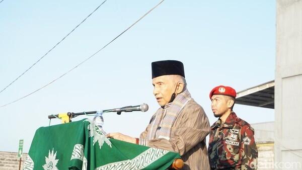 Amien Rais Jadi Khatib Idul Adha di Bandung, Singgung Kekuatan Asing

