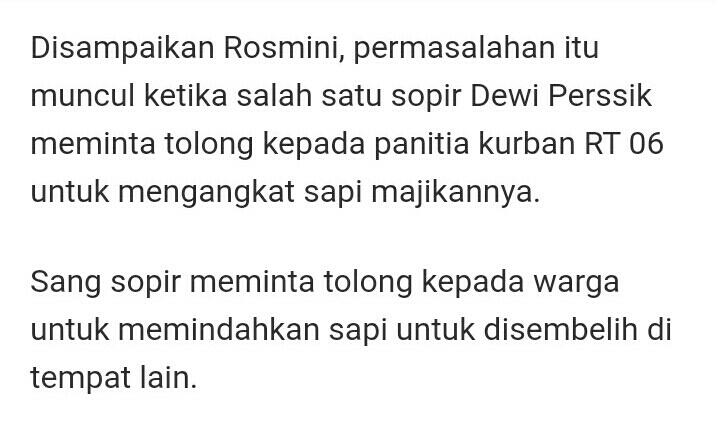 Polisi Sebut Ketua RT di Lebak Bulus Tak Peras Dewi Perssik Soal Sapi Kurban