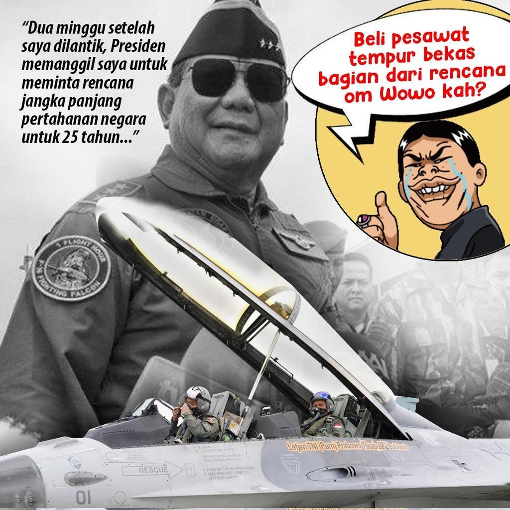 Soal Prabowo Beli Pesawat Bekas Umur 26 thn, TB Hasanuddin: Mending Beli F-15 EX Baru