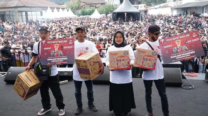 Sahabat Ganjar Sukses Gelar Pesta Rakyat di Magelang