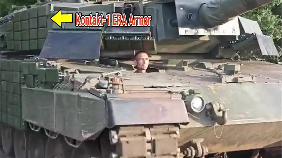 Leopard Berjubah Rusia Menuju Garis Depan Pertempuran