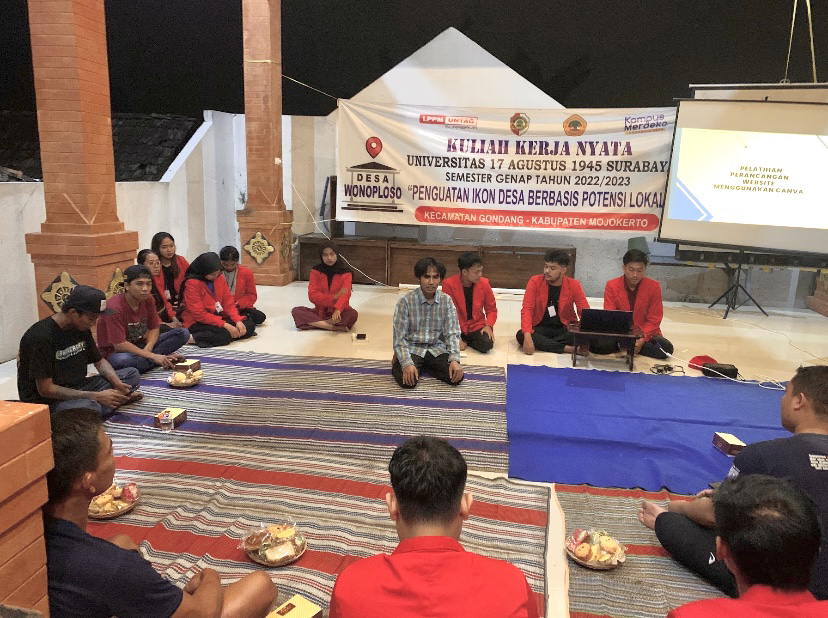 Pemasaran digital bagi pelaku UMKM Desa Wonoploso,Mojokerto