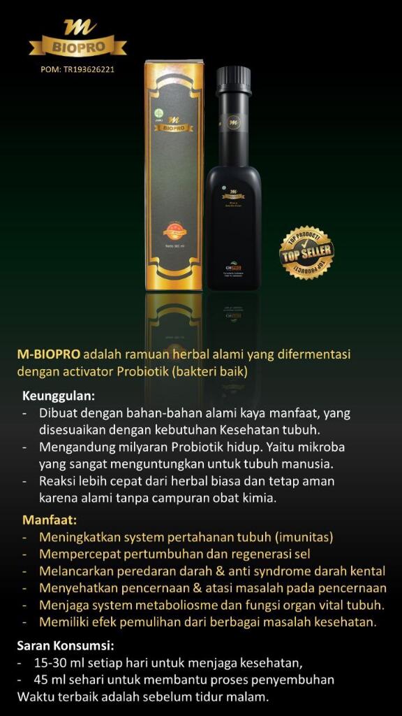 M Biopro, Manfaat M Biopro, Khasiat M Biopro Nganjuk Kabupaten Nganjuk Jawa Timur