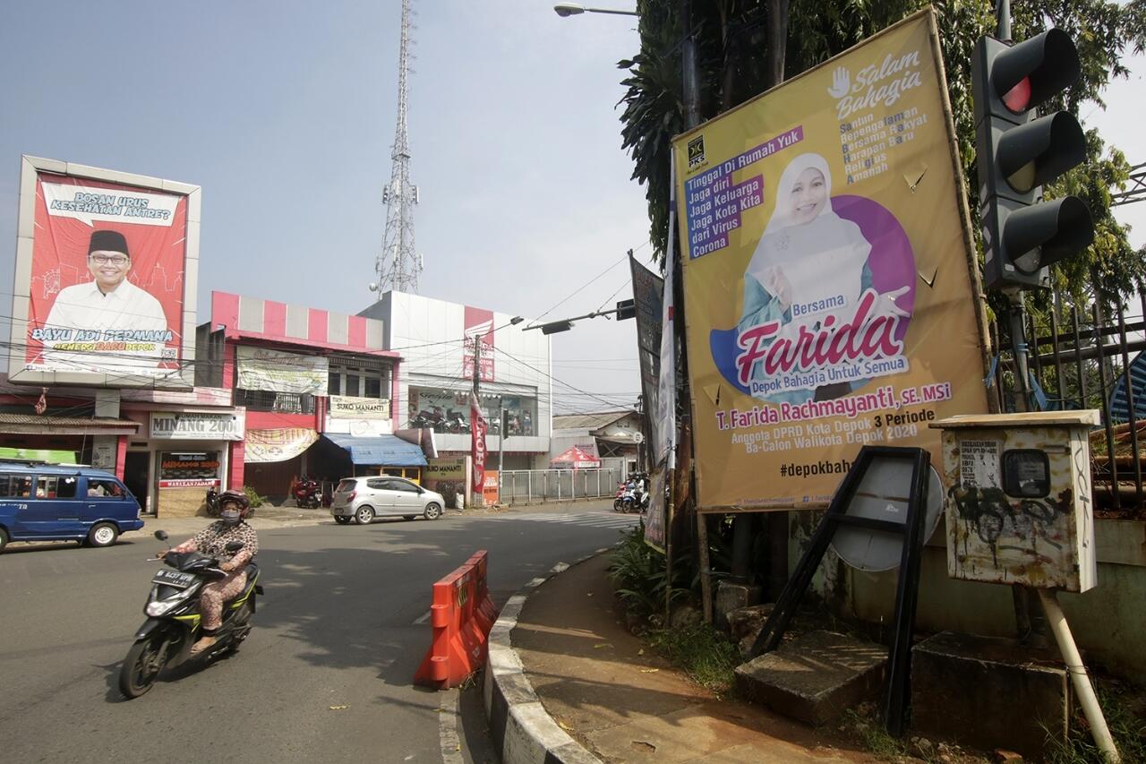 Spanduk Istri Wali Kota Depok Terpajang Dimana-Mana, Berujung Singgungan Dari Para 