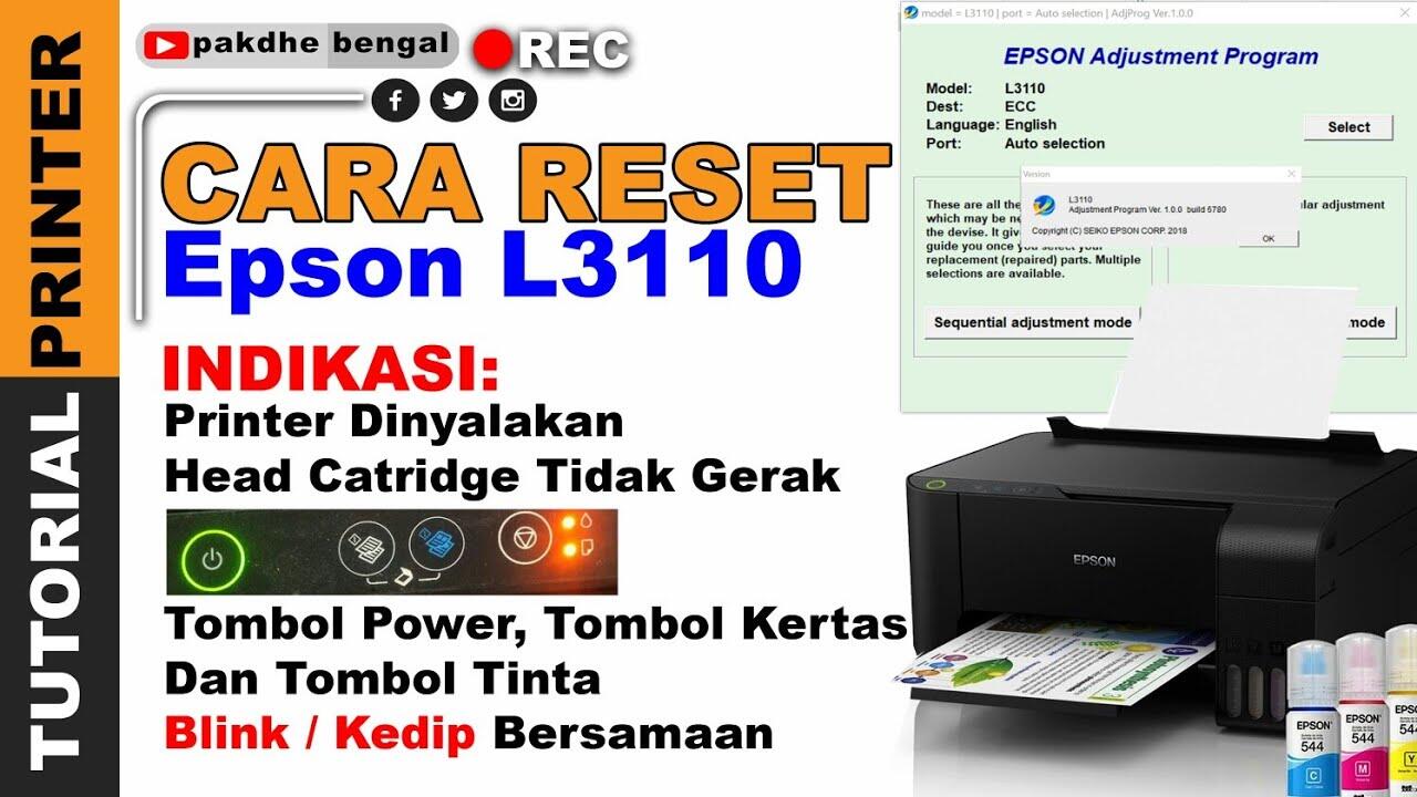 Mengatasi Printer Epson L3110 Berkedip Atau Lampu Indikator Menyala ...