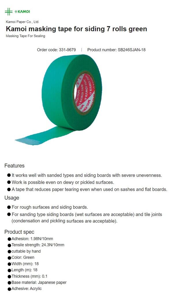 KAMOI Japanese Paper Masking Tape