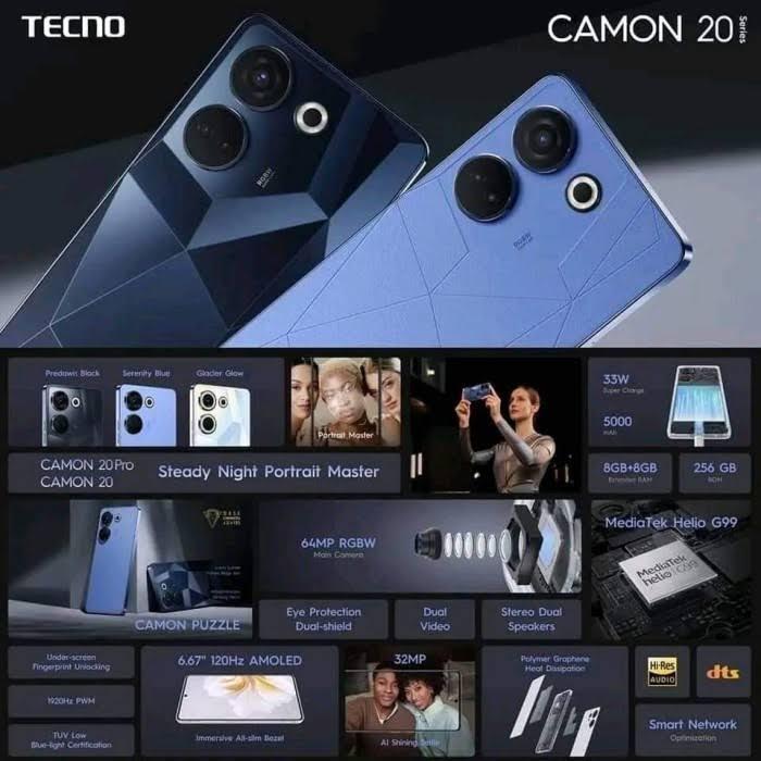 Tecno Camon 20, Bikin Infinix Pusing! Bisa Makan Saudara Sendiri