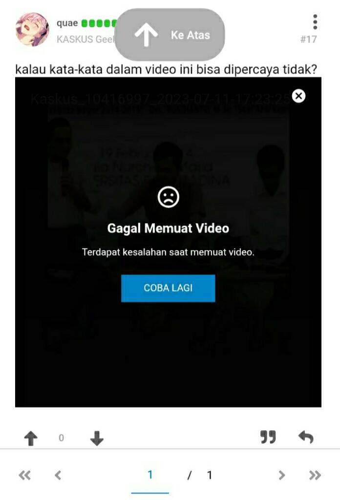 Kenapa saya tidak bisa memutar file video di aplikasi Kaskus?