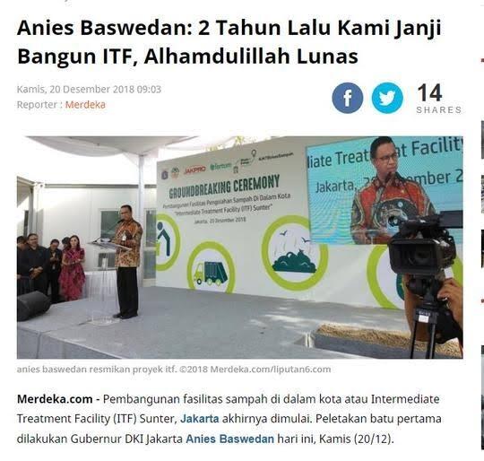 ITF Sunter Batal Dibangun, Lahan Akan Disulap Jadi Area Parkir JIS