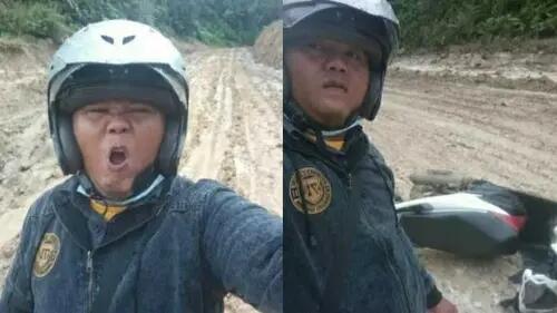 Tersenyum Diatas Penderitaan Sendiri, 10 Momen Kocak Pengendara Kecelakaan di Jalan!