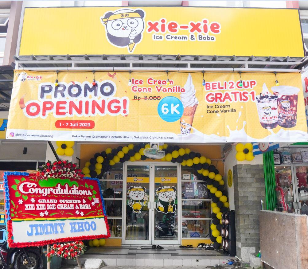 Perluas Jangkauan Pasar, Xie Xie Ice Cream Hadir di Cikarang