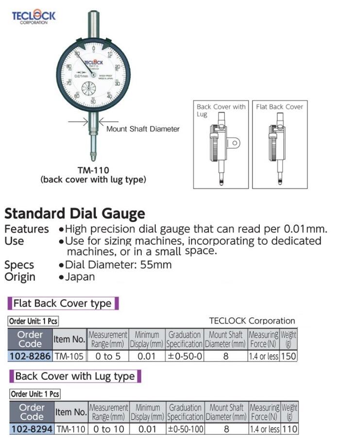 Measurement Tools TECLOCK Japan