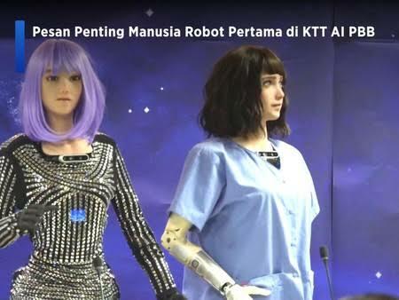 Konferensi Pers Pertama Robot di Geneva, 7 Hasil Pernyataan Mereka Bikin Ngeri?