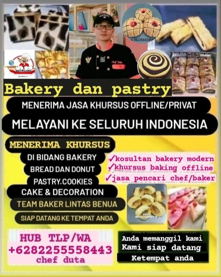 Kursus Membuat Roti Dan Kue Offline/Privat 