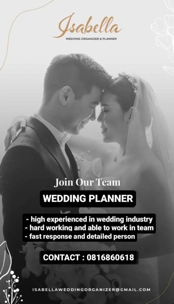 Lowongan Kerja Wedding Planner