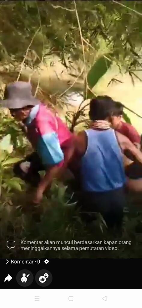 Seorang Pria Diterkam Buaya Hingga Tewas di Sungai Cilemer, Patia, Pandeglang 