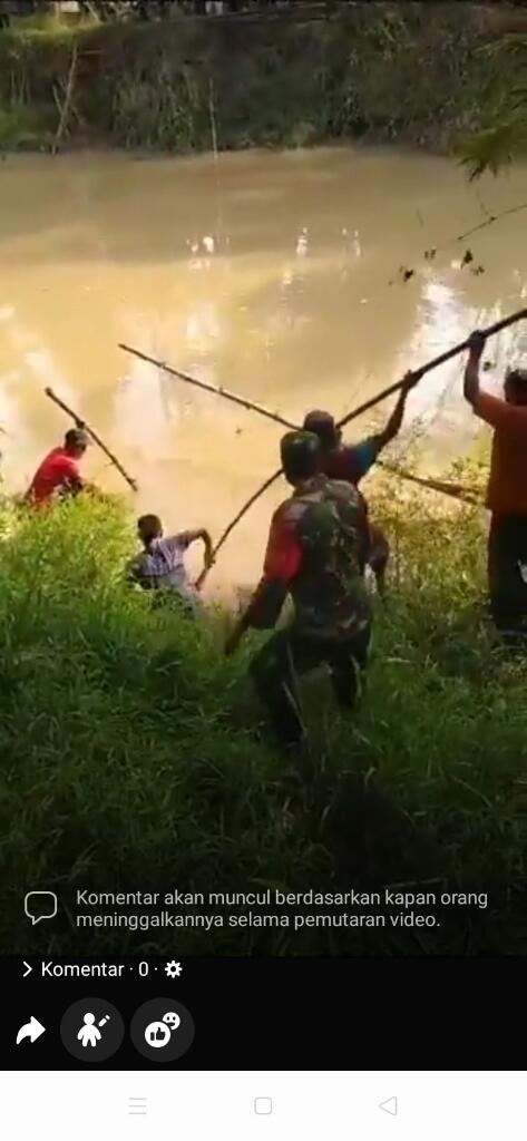 Seorang Pria Diterkam Buaya Hingga Tewas di Sungai Cilemer, Patia, Pandeglang 