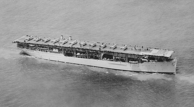 Apocalypse World War 2: Tenggelamnya Kapal Induk Pertama AS, USS Langley di Cilacap!