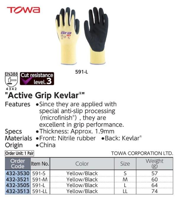 Towa Twaron Safety Gloves